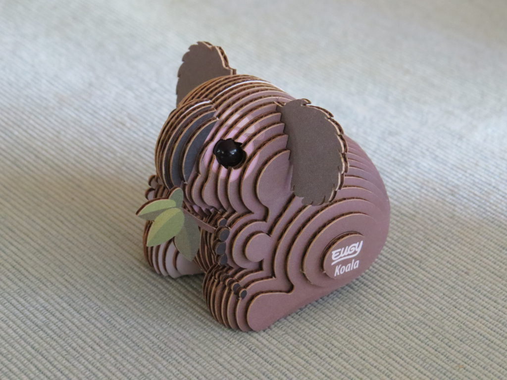 Eugy Koala 3D Cardboard Model Kit